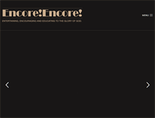 Tablet Screenshot of encoreencore.org